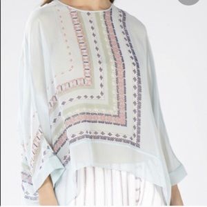 Bcbg Shelley kaftan blouse